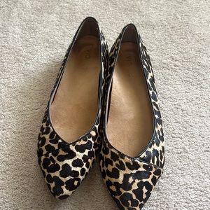 Vionic flats in animal print